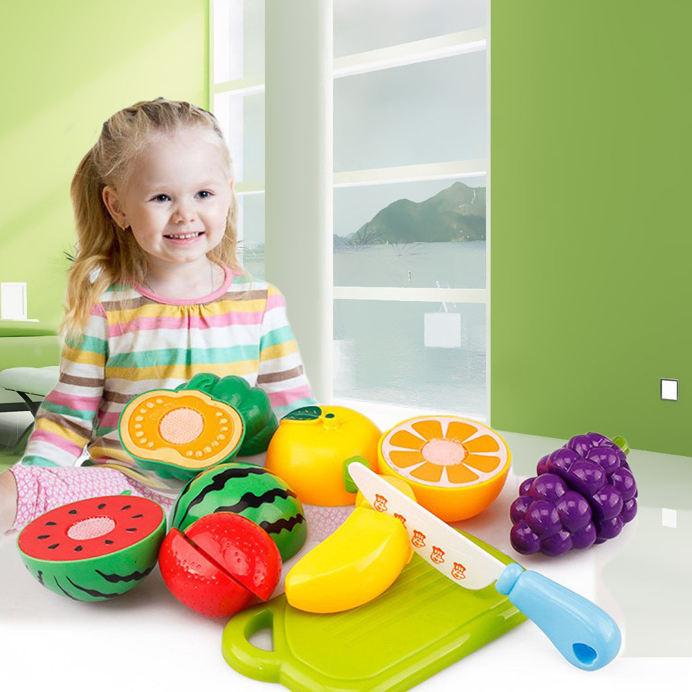 Pretend Play Mainan  Anak  Miniatur Buah dan Sayur 6 PCS 